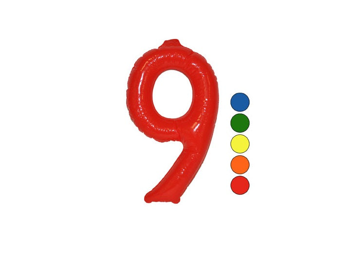 '9'' chiffre gonflable 35cm