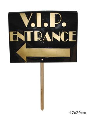 panneau entrée v.i.p 29x47cm