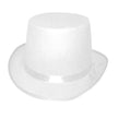 CHAPEAU GIBUS FEUTRE BLANC