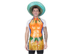 tablier tahiti hawai torse homme 90x41cm