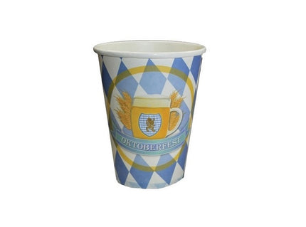 lot de 8 gobelets oktoberfest en carton 25cl