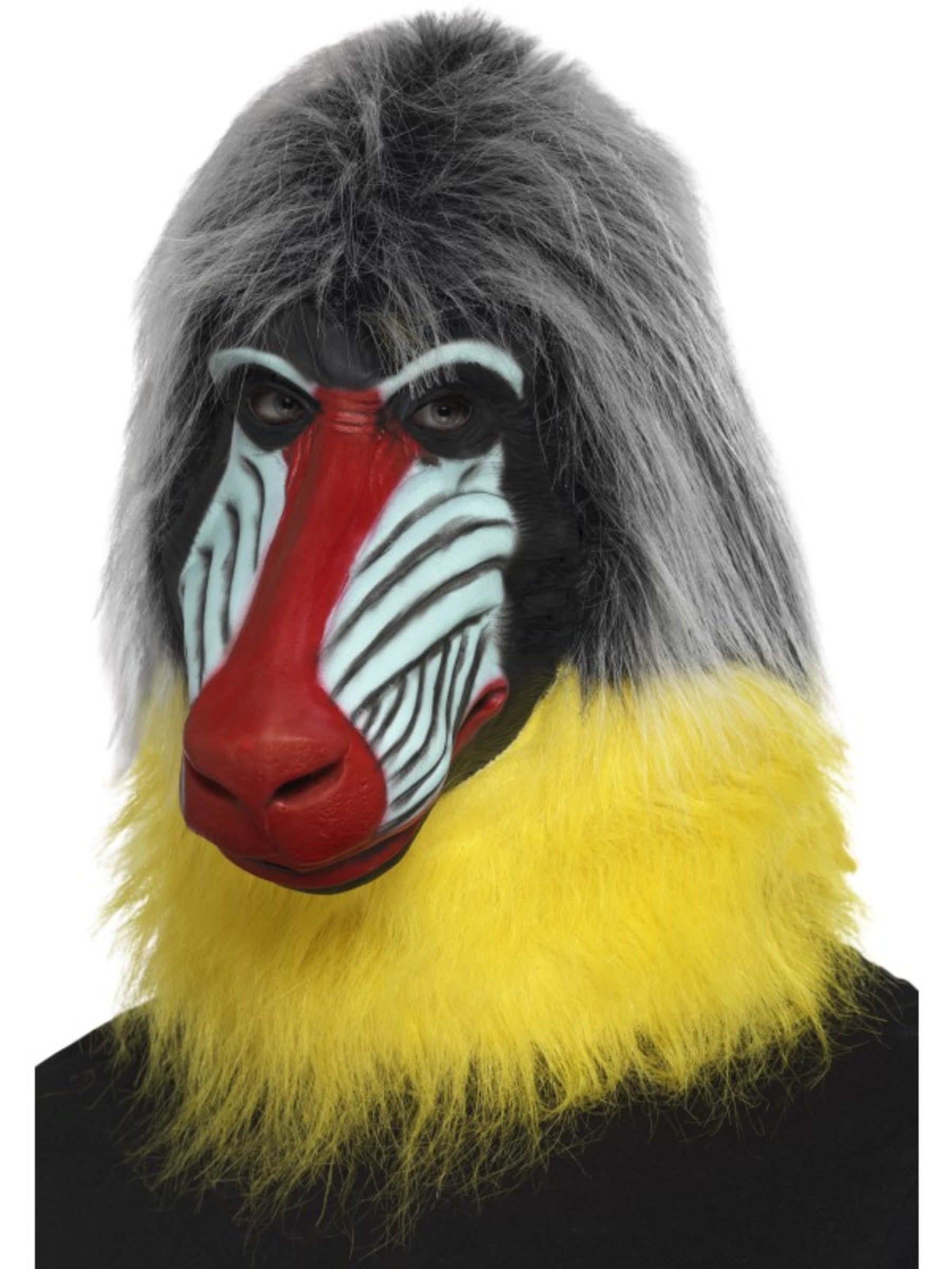 Masque mandrin avec poils adulte
