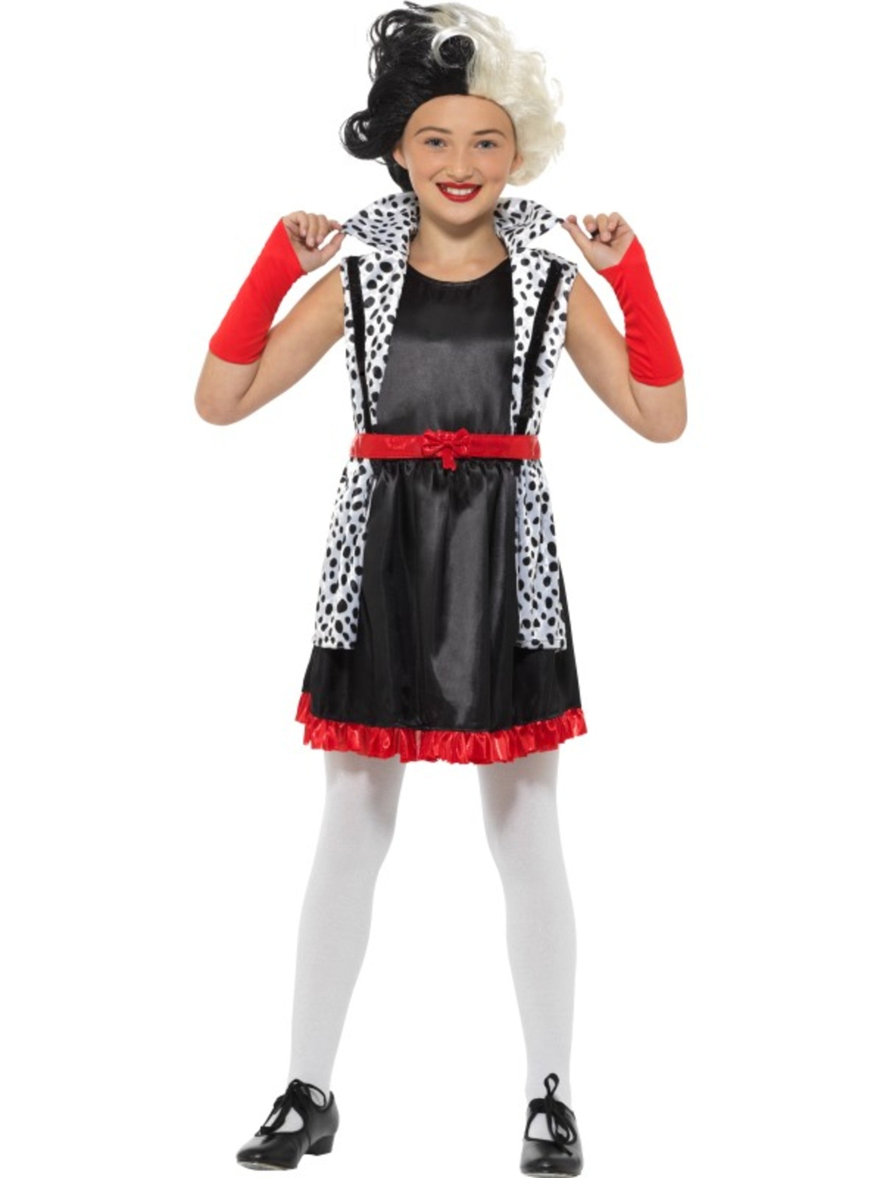 Déguisement méchante Cruella fille
