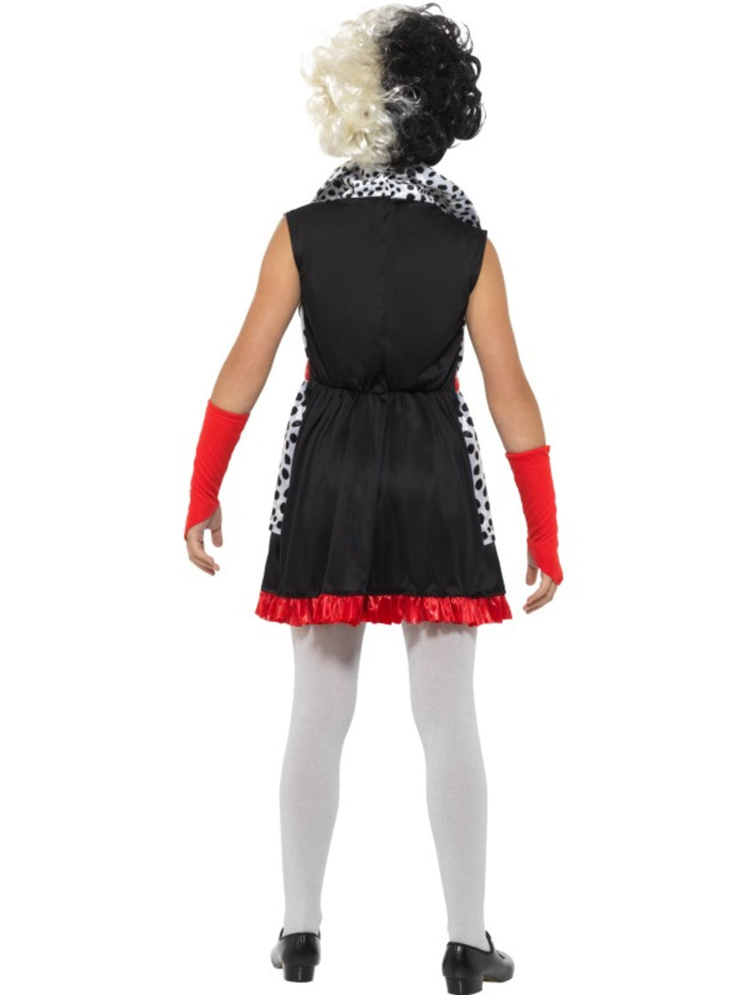 Déguisement méchante Cruella fille