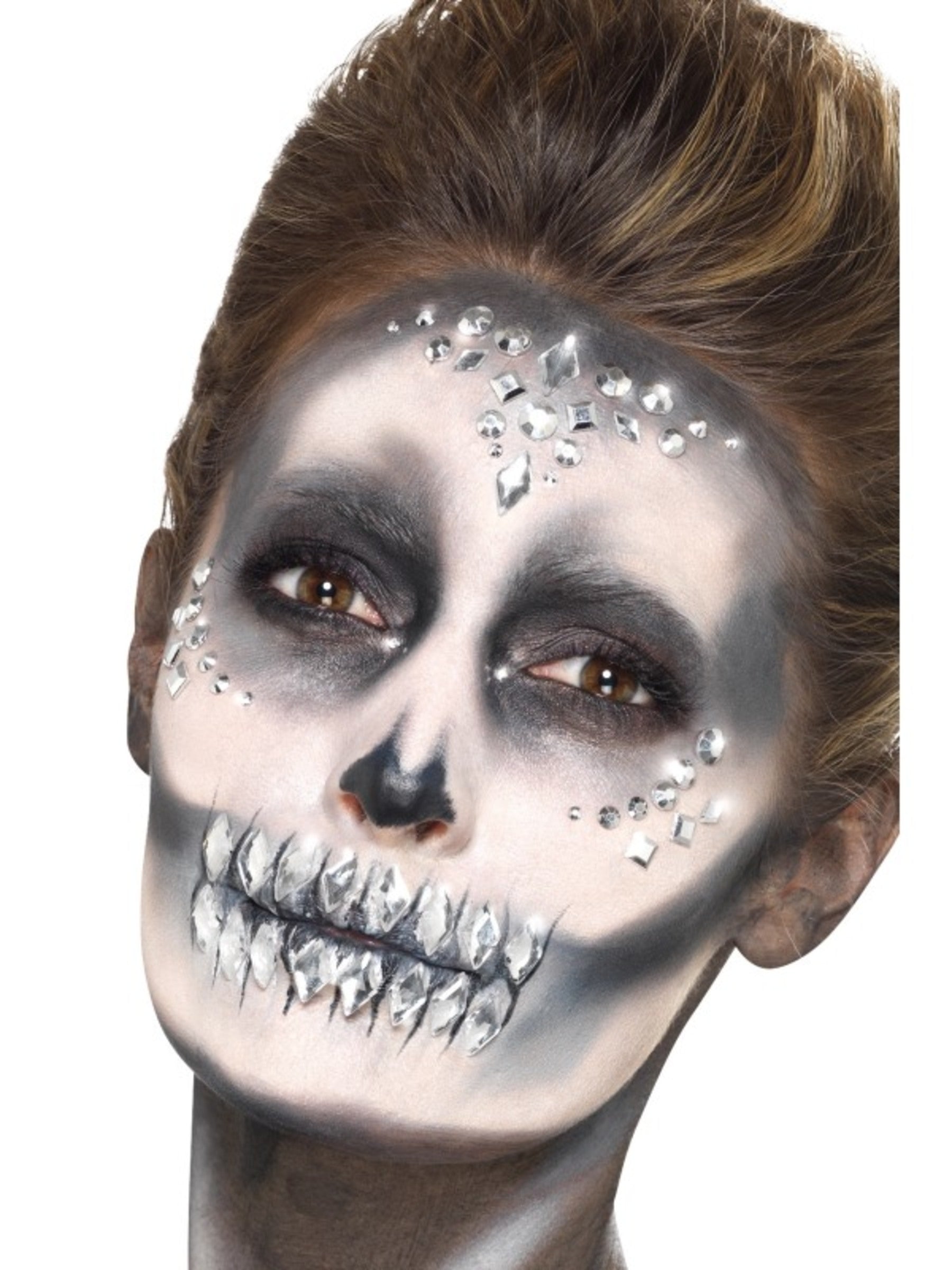 100 bijoux visage argentés