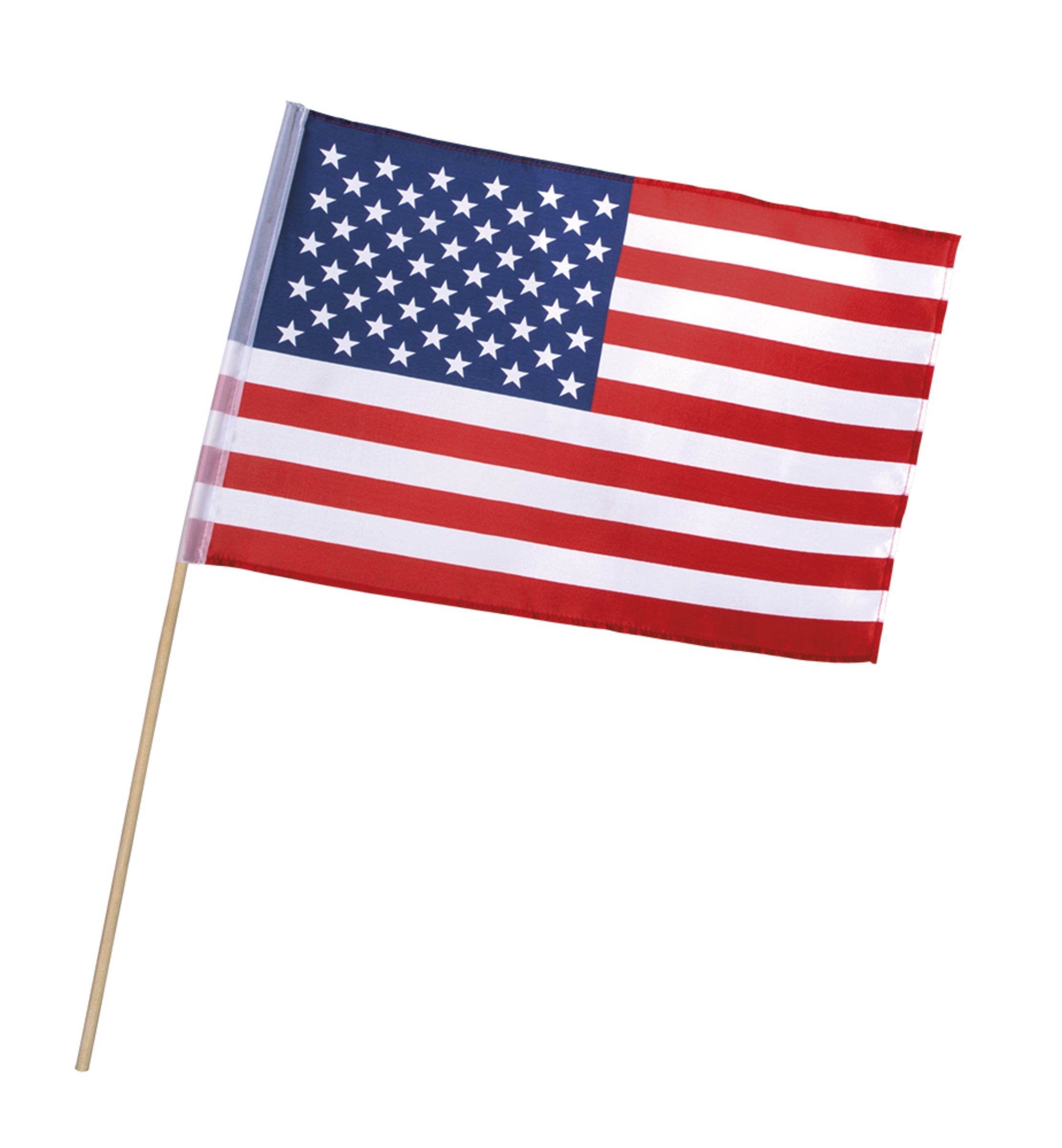 Drapeau États-Unis avec bâton