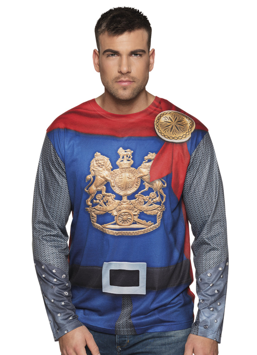 T-shirt guerrier médiéval homme