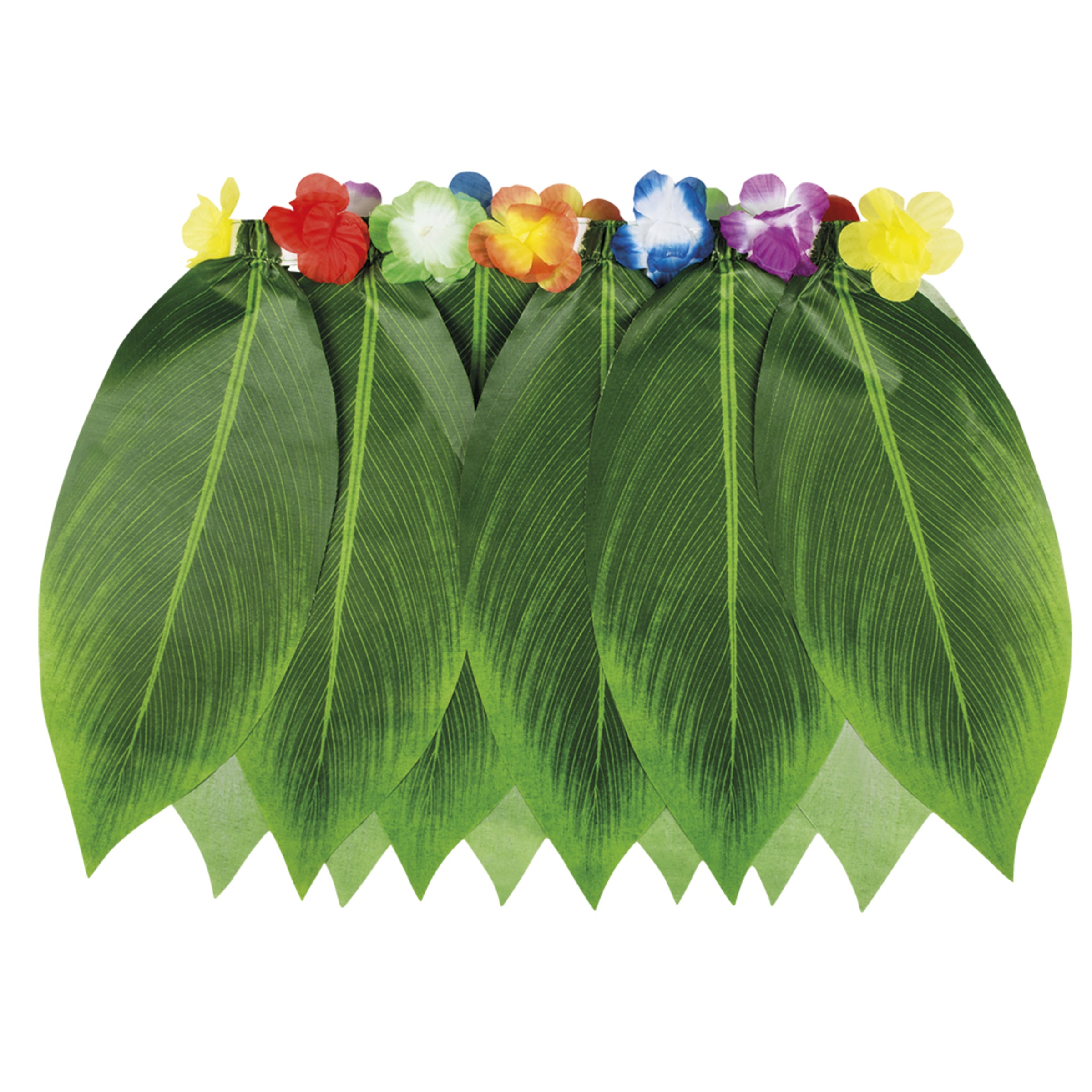 Jupe hawaïenne verte adulte