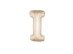 ballon lettre i en aluminium 1m champagne