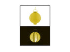 lampion lumineux led jaune 20cm