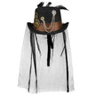 Mini chapeau steampunk avec engrenages noir adulte