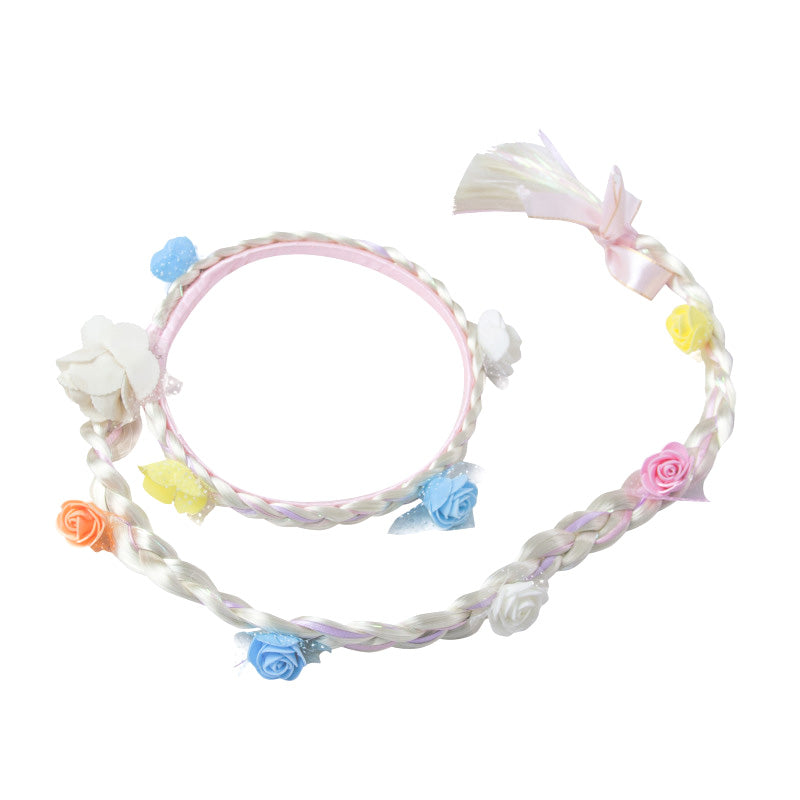 COURONNE PRINCESSE MAGIQUE AVEC TRESSE