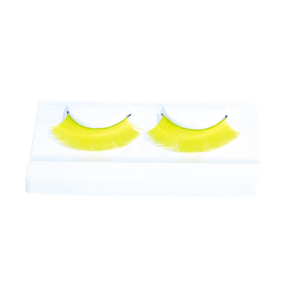 FAUX CILS NEON JAUNE