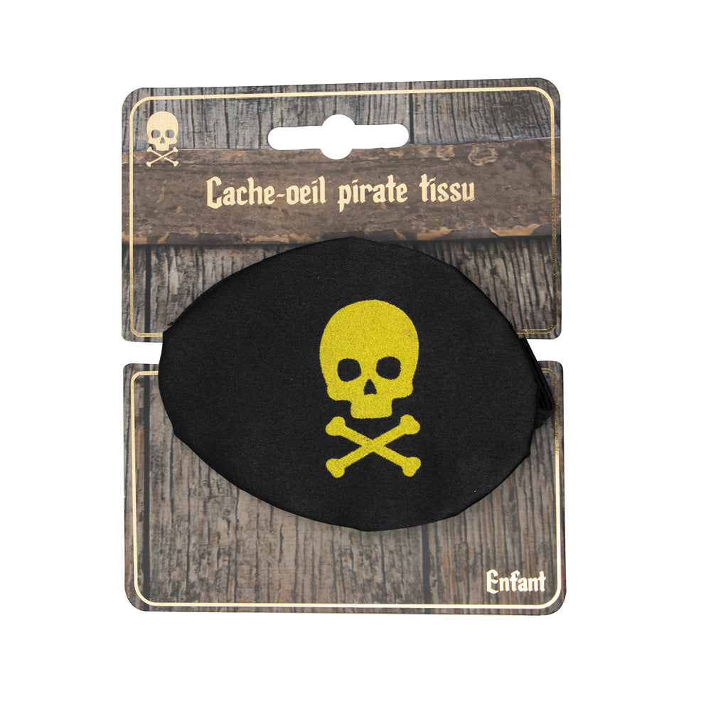 CACHE OEIL PIRATE TISSU ENFANT