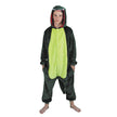 Costume kigurumi dino vert enfant