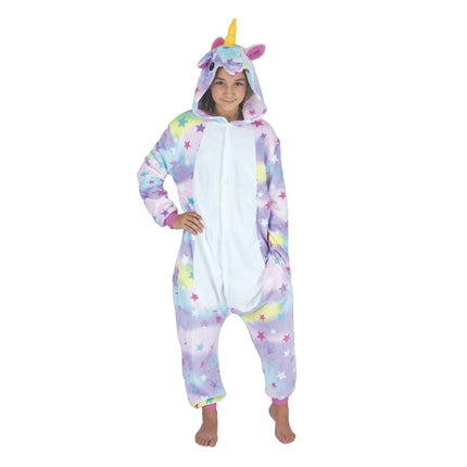 Costume kigurumi licorne avec etoiles enfant