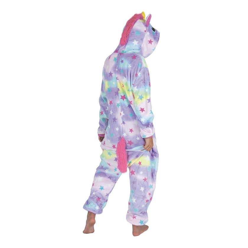 Costume kigurumi licorne avec etoiles enfant