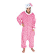 Costume kigurumi chat rose enfant