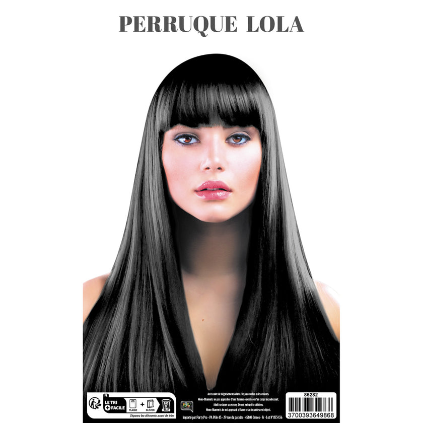 PERRUQUE LOLA NOIRE
