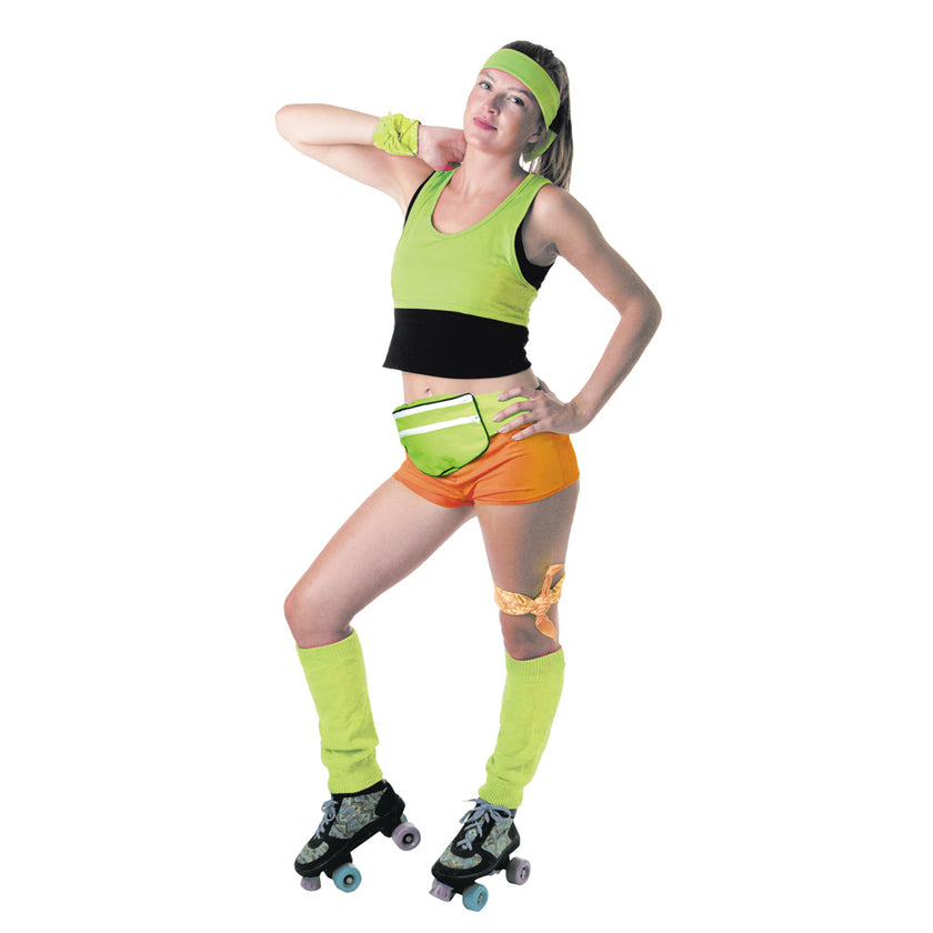 SAC BANANE VERT FLUO