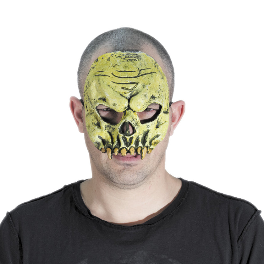 DEMI MASQUE TETE DE MORT VINYL