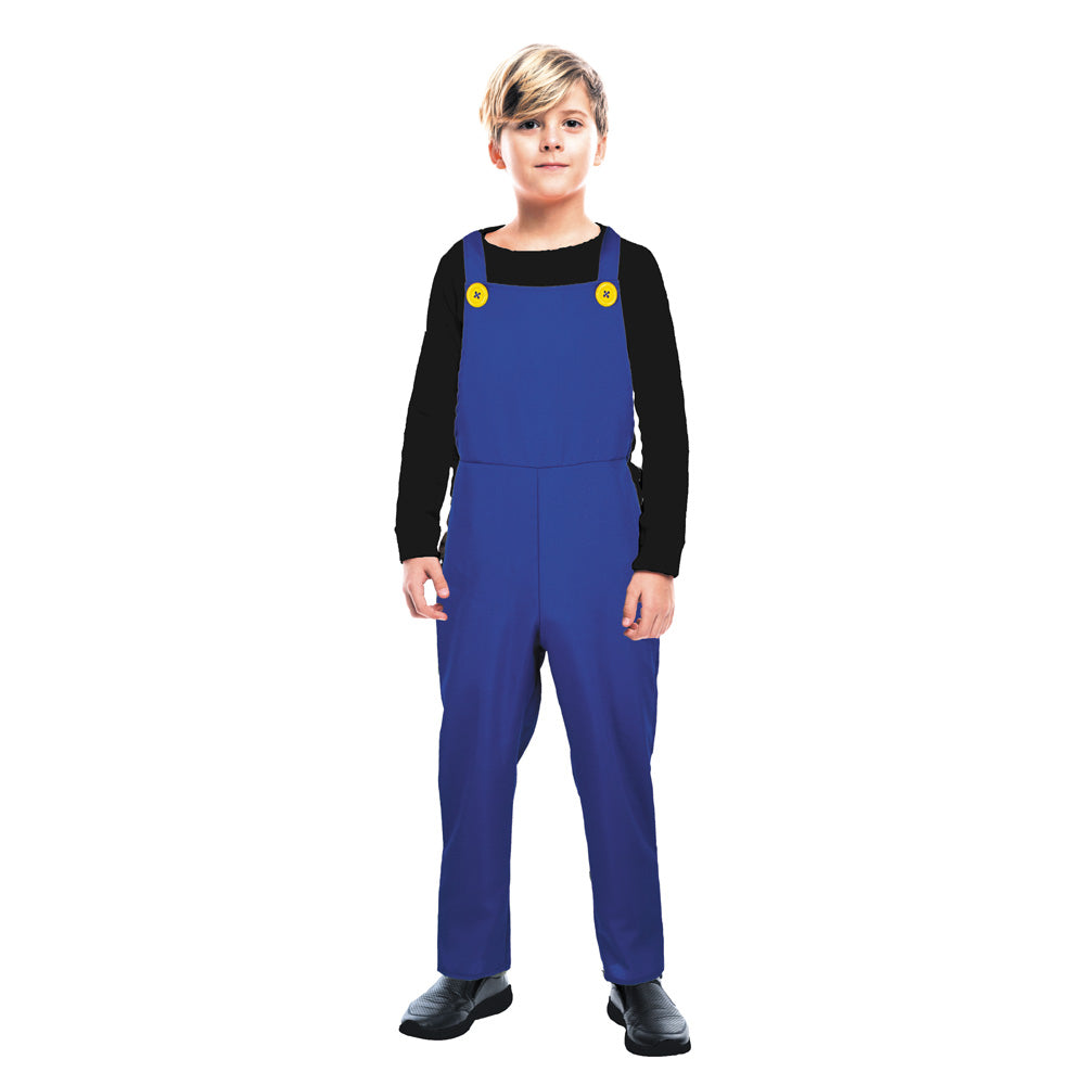 Salopette bleue