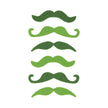MOUSTACHE PARTY SAINT PATRICK (SET DE 6 MOUSTACHES VERTES)