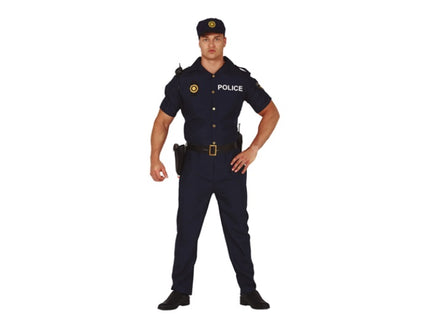déguisement policier bleu 3pcs homme