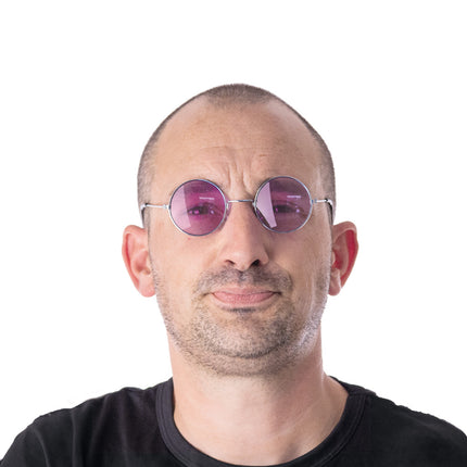LUNETTES HIPPY ROSES ADULTE