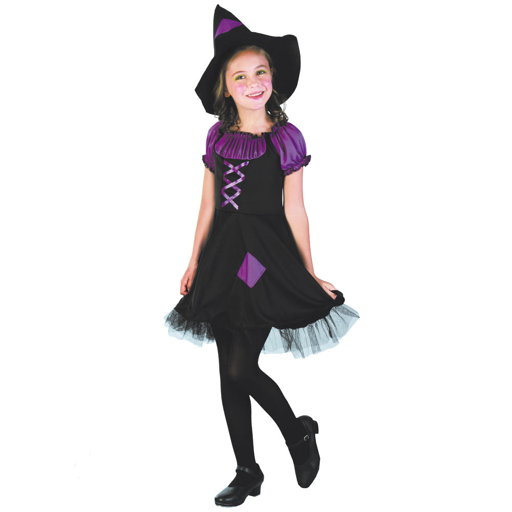 Costume sorciere violette