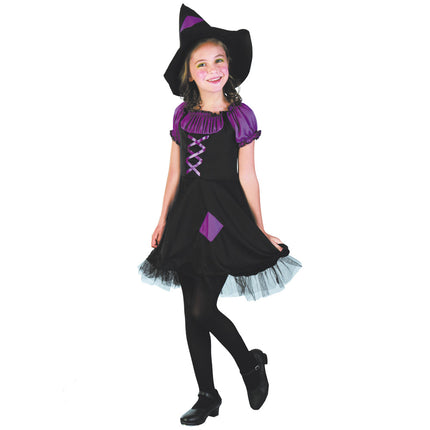 Costume sorciere violette