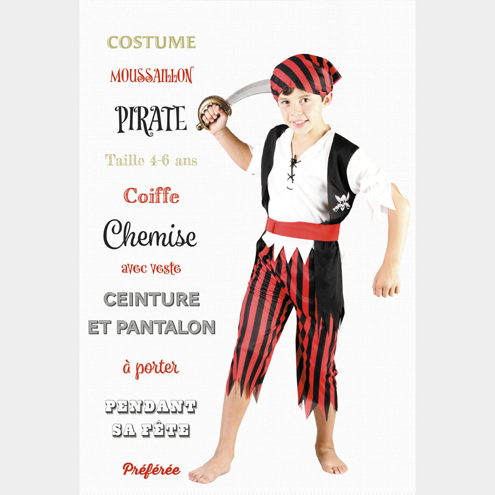 Costume moussaillon pirate