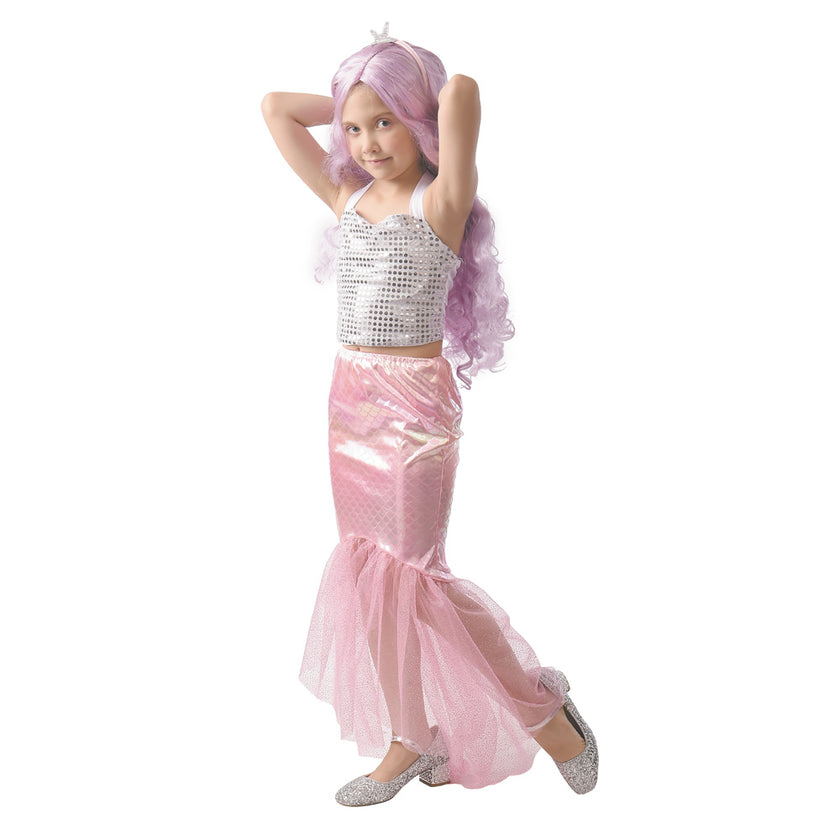 Queue de sirene rose + serre tete