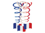 lot de 3 suspensions spirales france