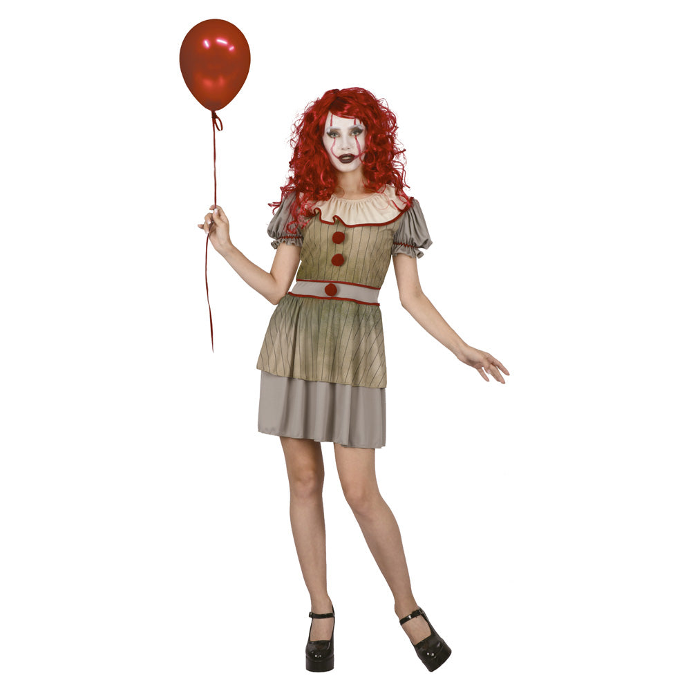COSTUME CLOWNETTE TERRIFIANTE
