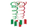 lot de 3 suspensions spirales italie