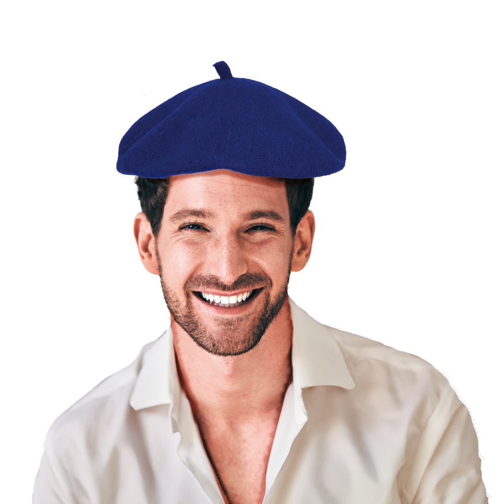 BERET BASQUE BLEU LUXE