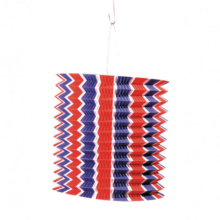 LAMPION CYL.TRICOLORE 16CM.IGN