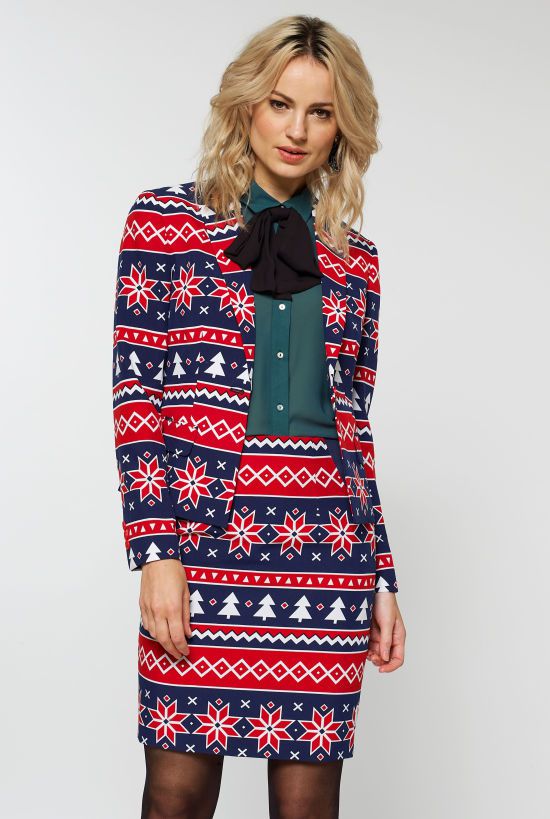 Costume Noël Bleu 
