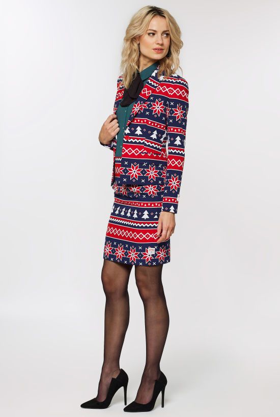 Costume Noël Bleu 