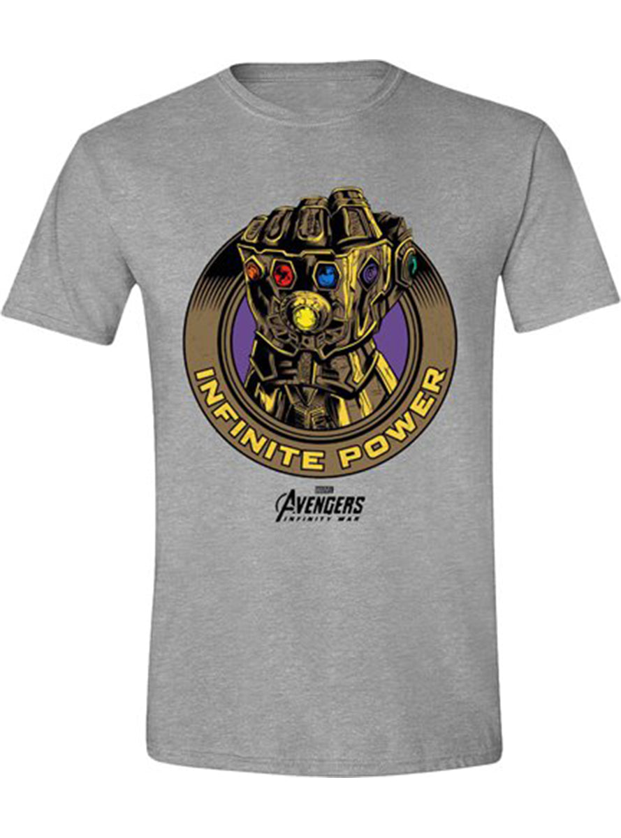 T-shirt Thanos Gant de l'Infini gris- Avengers: Infinity War