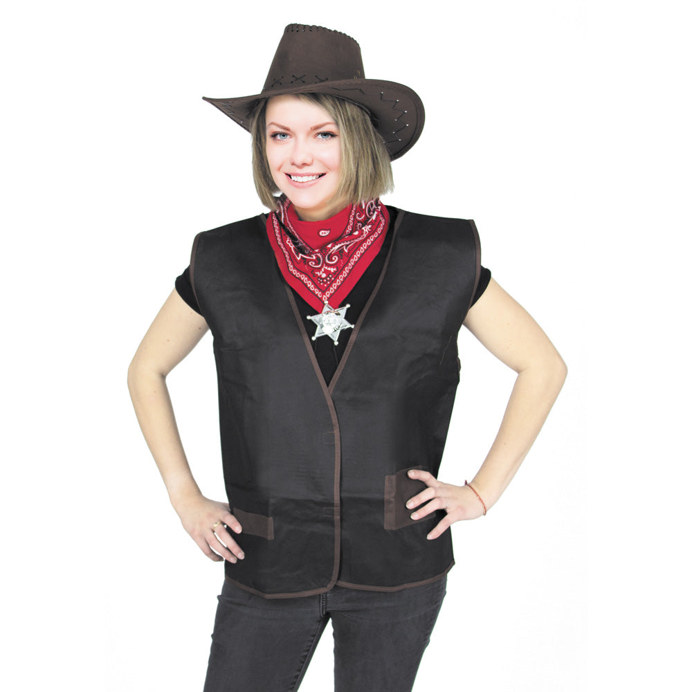 SET COWBOY ADULTE 3PCS