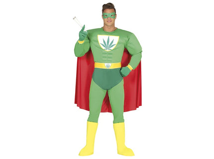 déguisement gag captain cbd vert 6pcs