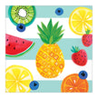 16 Serviettes en papier tutti fruti