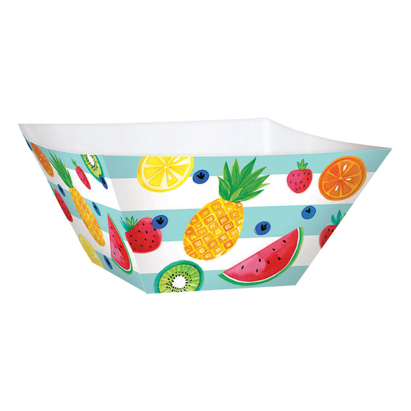 3 bols en papier tutti fruti