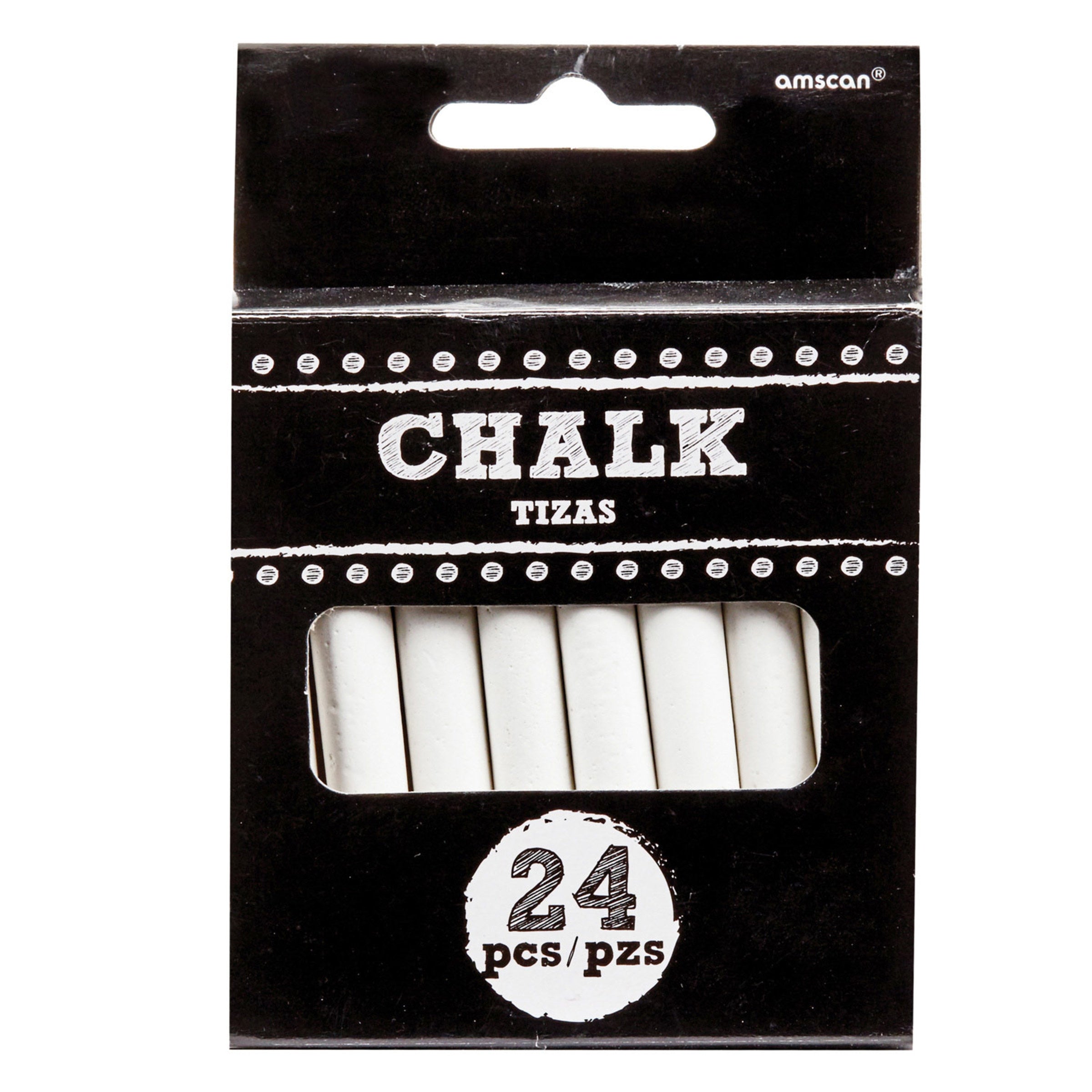 24 craies blanches pour tableau