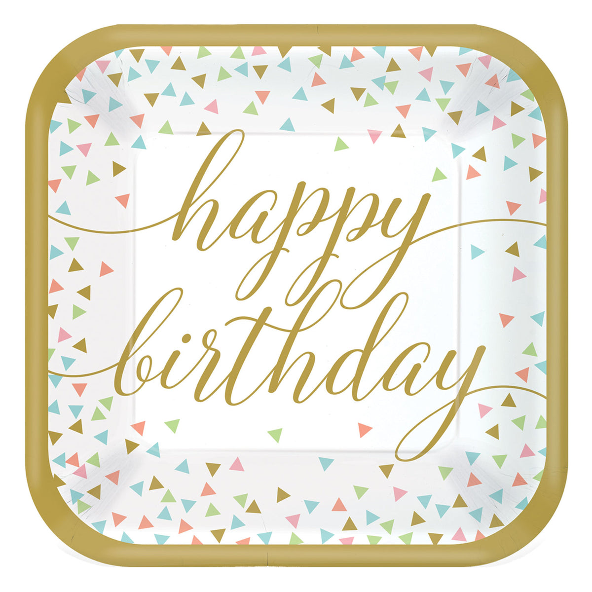 18 grandes assiettes happy birthday