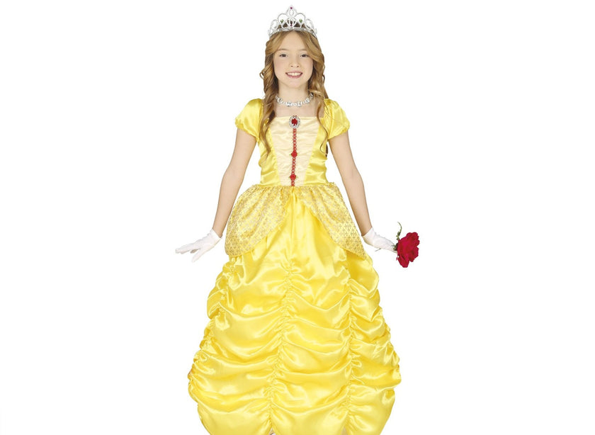 déguisement baroque princesse jaune fille