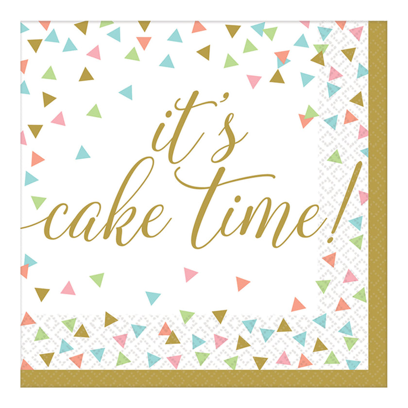 16 Serviettes en papier happy birthday