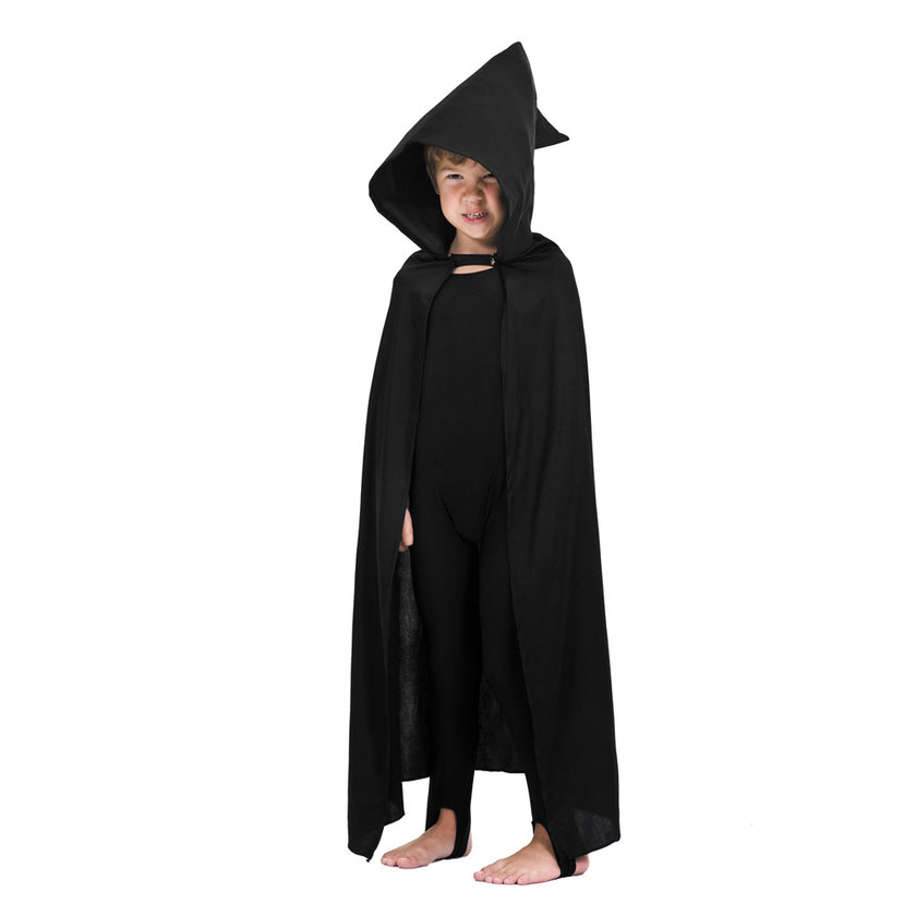 CAPE CAPUCHE NOIRE 95CM